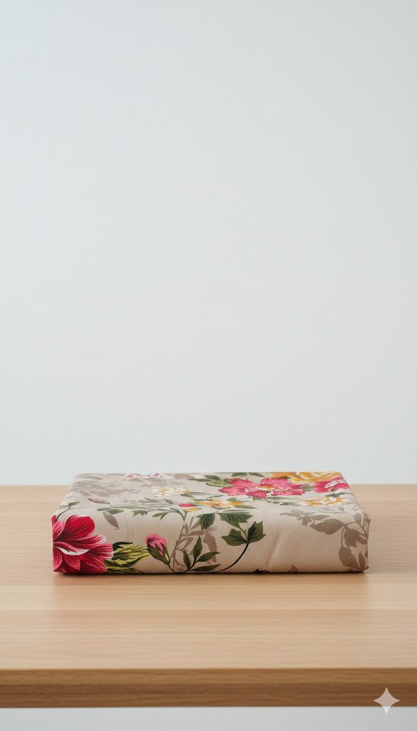 Luxury Floral Printed Bedsheet / Comforter – Elegant & Premium Quality